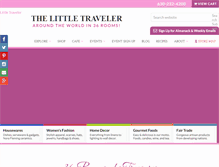 Tablet Screenshot of littletraveler.com